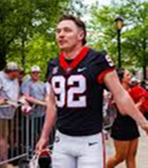 Georgia Bulldogs #92 Brett Thorson Black Football Game Jersey