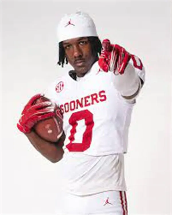 Oklahoma Sooners #0 Jaydn Ott 2025 SEC College Football Game Jersey White