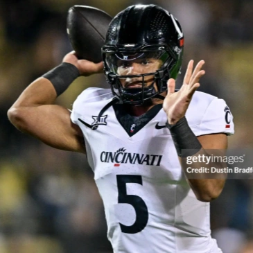 Cincinnati Bearcats #5 Samaj Jones 2023 Nike White BIG-12 Football Game Jersey