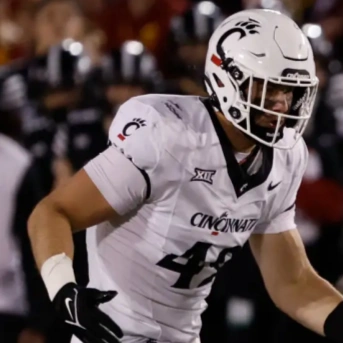 Cincinnati Bearcats #4 Mikah Coleman 2023 Nike White BIG-12 Football Game Jersey