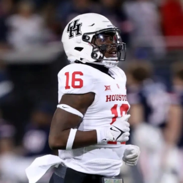 Houston Cougars #16 JayShon Ridgle 2024 XII Whie Houston Football Game Jersey