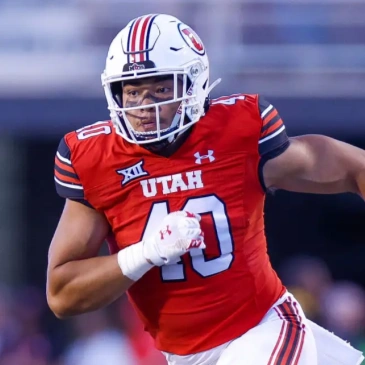 Utah Utes #40 Paul Fitzgerald 2025 XII Red College Football Game Jersey