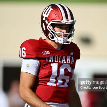 Indiana Hoosiers #16 Alberto Mendoza Crimson Indiana College Football Jersey