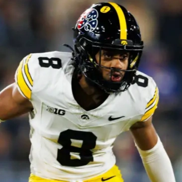 Iowa Hawkeyes #8 Terrell Washington Jr. Nike White College Football Game Jersey