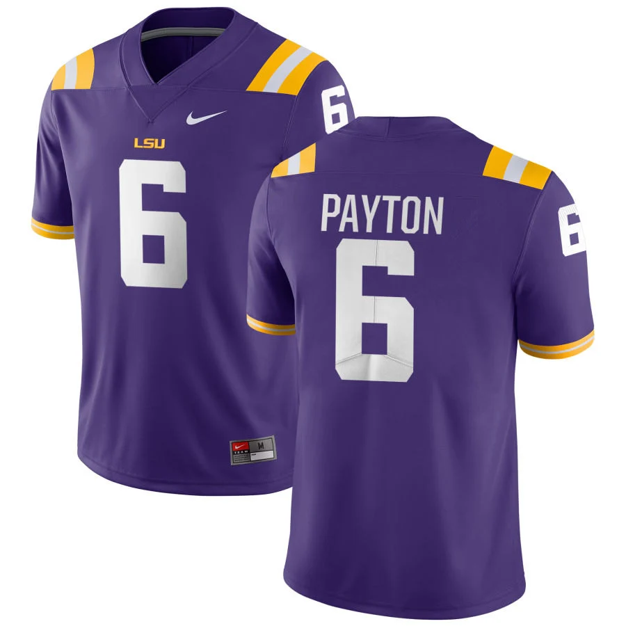 LSU Tigers #6 Barion Brown Purple F.U.S.E. Limited College Football Game Jersey