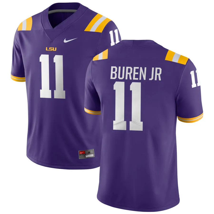 LSU Tigers #11 Michael Van Buren Jr. Purple F.U.S.E. Limited College Football Game Jersey