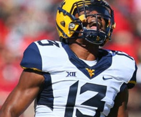 West Virginia Mountaineers #13 Jaylen Henderson 2025 White College Football Game Jersey