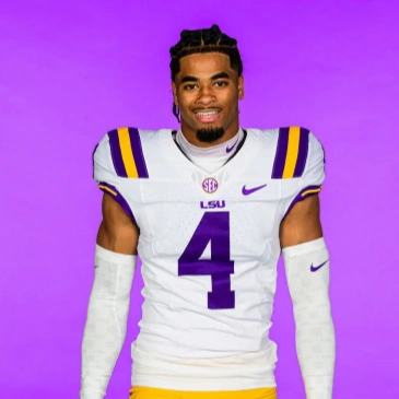 LSU Tigers #4 Mansoor Delane white F.U.S.E. Limited College Football Game Jersey