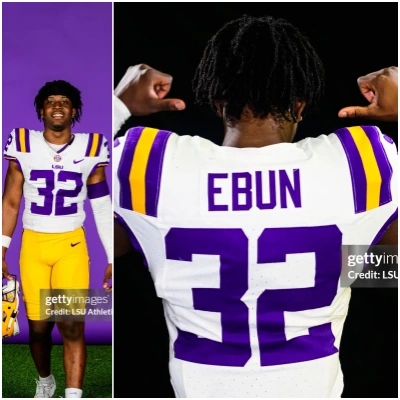 LSU Tigers #32 Joseph Ebun white F.U.S.E. Limited College Football Game Jersey
