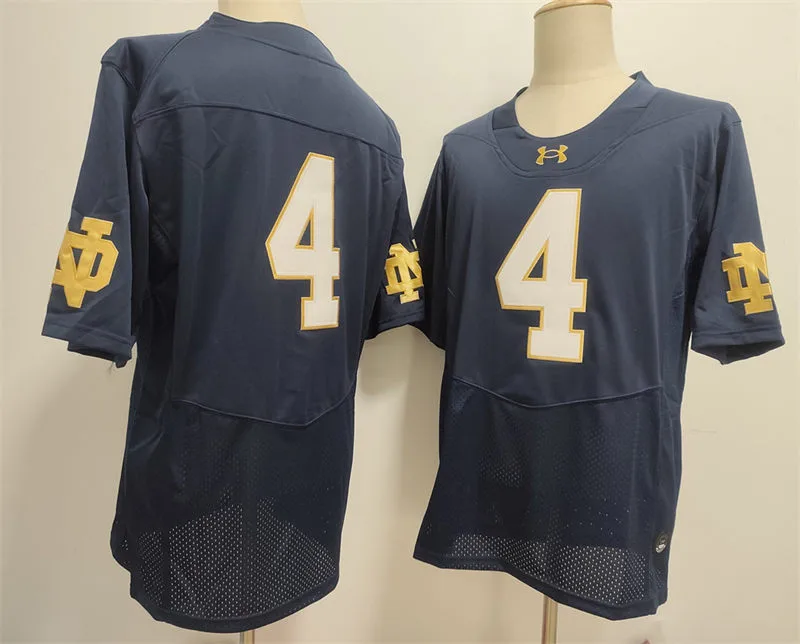 Men's Notre Dame Fighting Irish #4 Jeremiyah Love 2025 Navy College Football Game JerseyLove