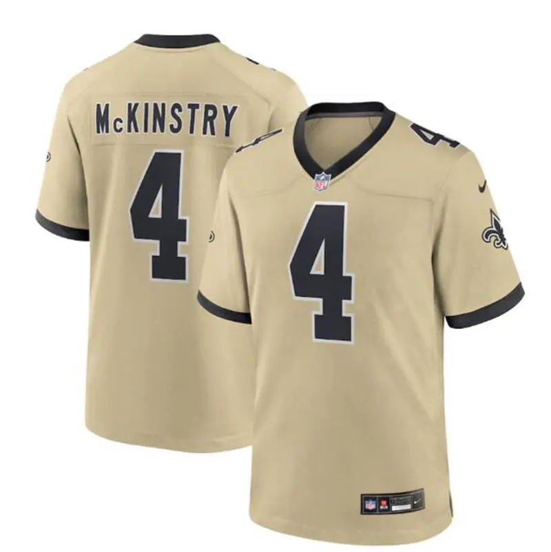 Youth New Orleans Saints #4 Kool-Aid McKinstry Nike Gold Gameday Golds Alternate F.U.S.E. Limited Jersey