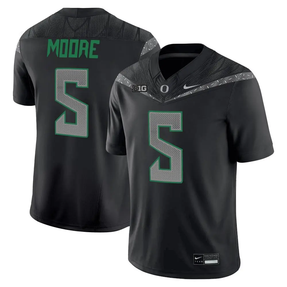 Mens Oregon Ducks #5 Dante Moore 2025 Black GENERATION O FLY ERA F.U.S.E. Limmited Football Game Jersey