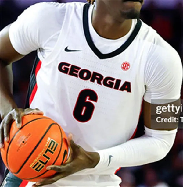 Georgia Bulldogs #6 Kanon Catchings 2025 White College Basketball Game Jersey