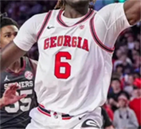 Georgia Bulldogs #6 Kanon Catchings White Retro College Basketball Game Jersey