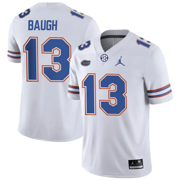 Florida Gators #13 Jadan Baugh White 2025 Football Game Jersey