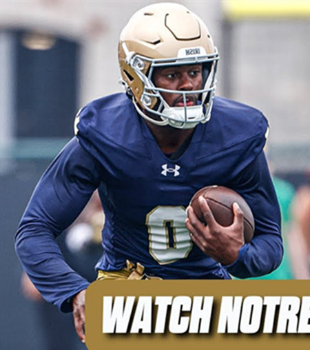 Notre Dame Fighting Irish #0 Malachi Fields 2025 Navy College Football Game Jersey