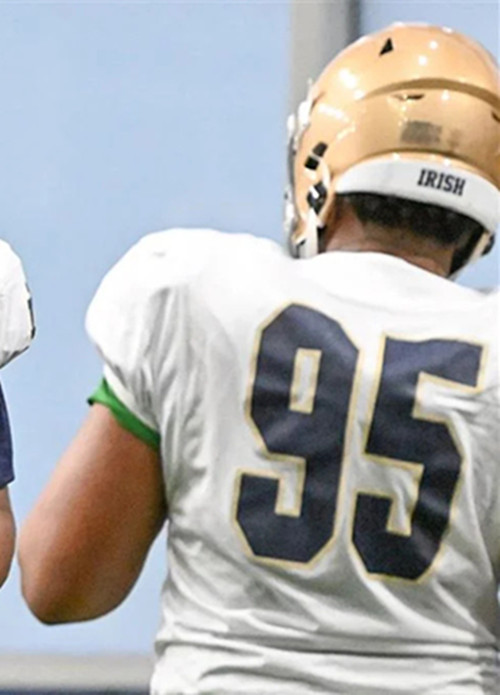 Notre Dame Fighting Irish #95 Bryce Young 2025 White College Football Game Jersey