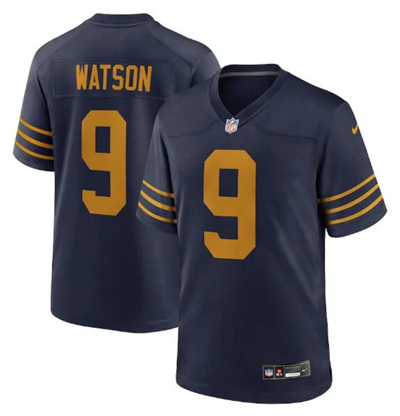 Youth Green Bay Packers #9 Christian Watson Nike Navy The 1923 Classic Game Jersey