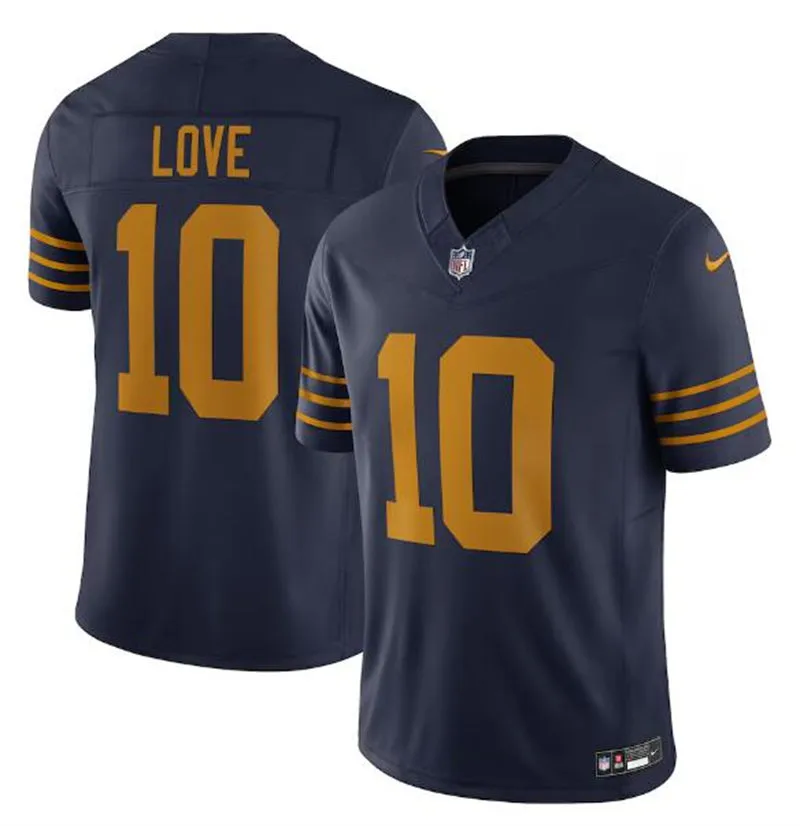 Youth Green Bay Packers #10 Jordan Love Nike Navy The 1923 Classic Game Jersey