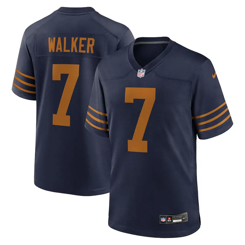 Youth Green Bay Packers #7 Quay Walker Nike Navy The 1923 Classic Game Jersey