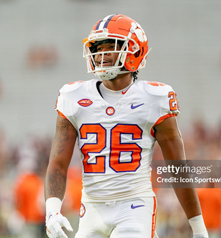 Clemson Tigers #26 Jay Haynes White College Football Game Jersey