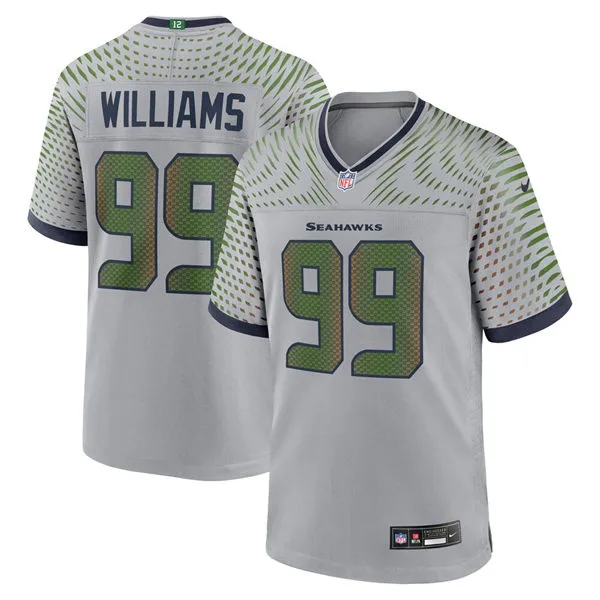 Men's Seattle Seahawks #99 Leonard Williams Nike Vapor F.U.S.E. Limited Soundwaves Rivalry Series Jersey