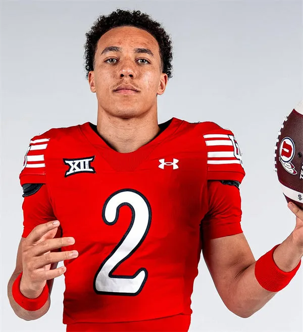 Utah Utes #2 Smith Snowden 2025 XII Red Retro College Football Throwback Jersey