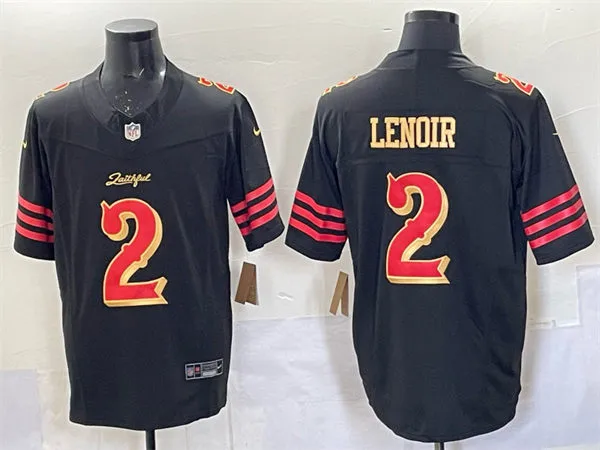 Mens San Francisco 49ers #2 Deommodore Lenoir Black Rivalries Collection F.U.S.E. Limited Jersey