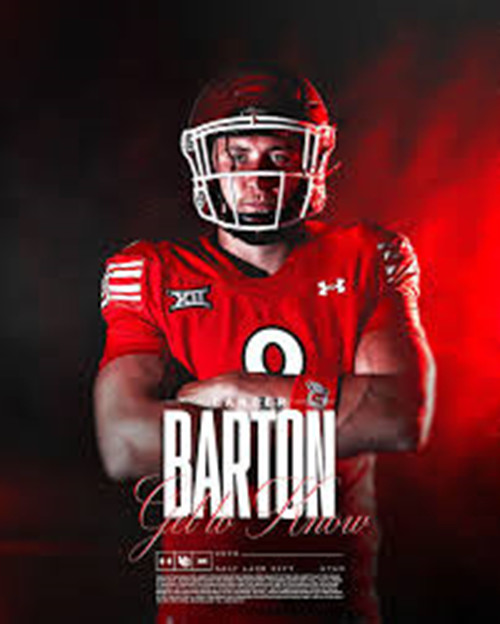 Utah Utes #8 Lander Barton  2025 XII Red Retro College Football Throwback Jersey