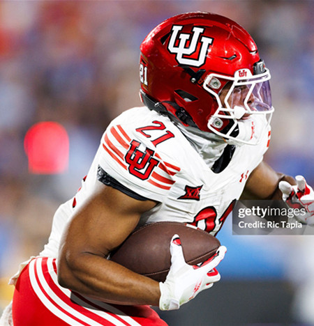 Utah Utes #21 NaQuari Rogers 2025 XII White  Retro College Football Throwback Jersey