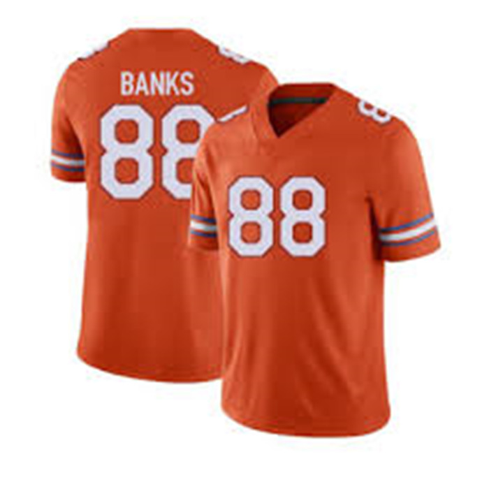 Florida Gators #88 Caleb Banks Orange 2025 Football Game Jersey