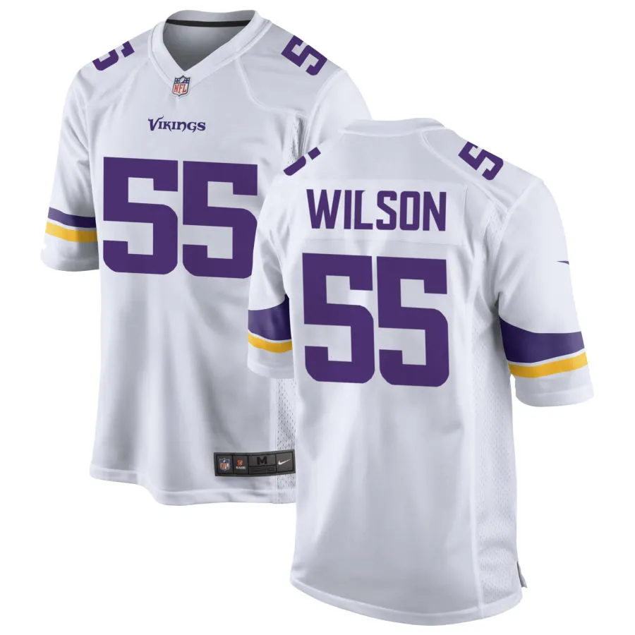 Men's Minnesota Vikings #55 Eric Wilson Nike White F.U.S.E. Vapor Limited Jersey