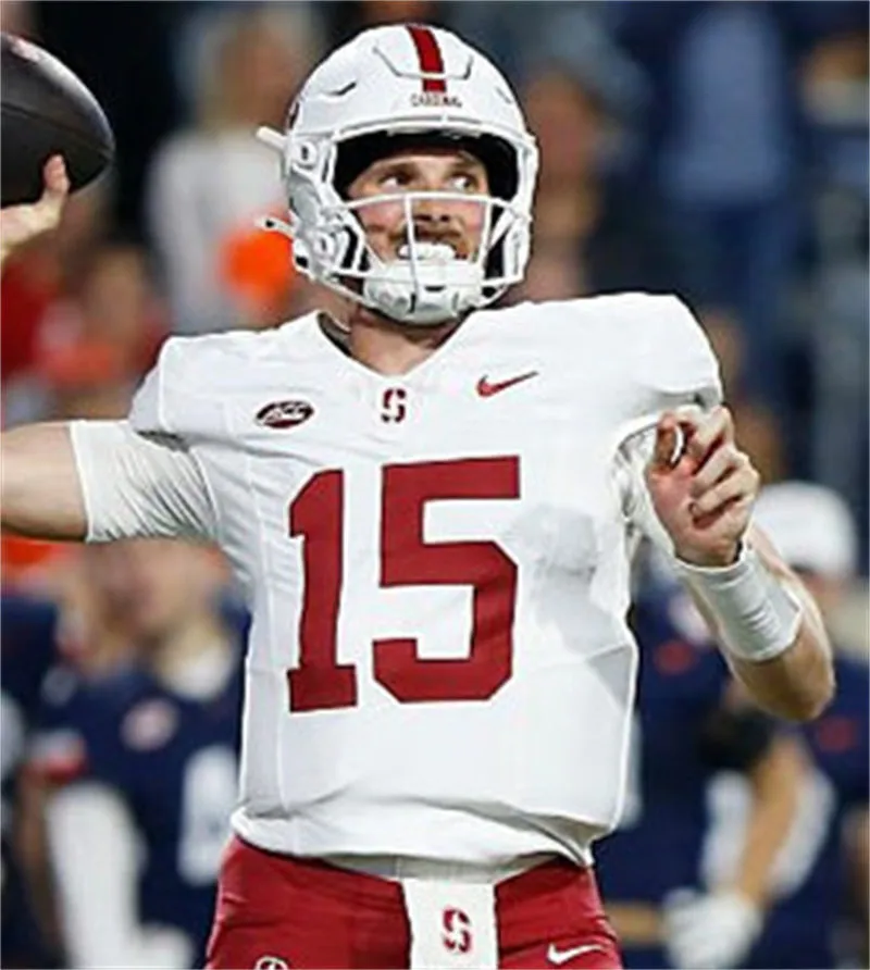 Stanford Cardinal #15 Ben Gulbranson 2025 College Football Game Jersey White