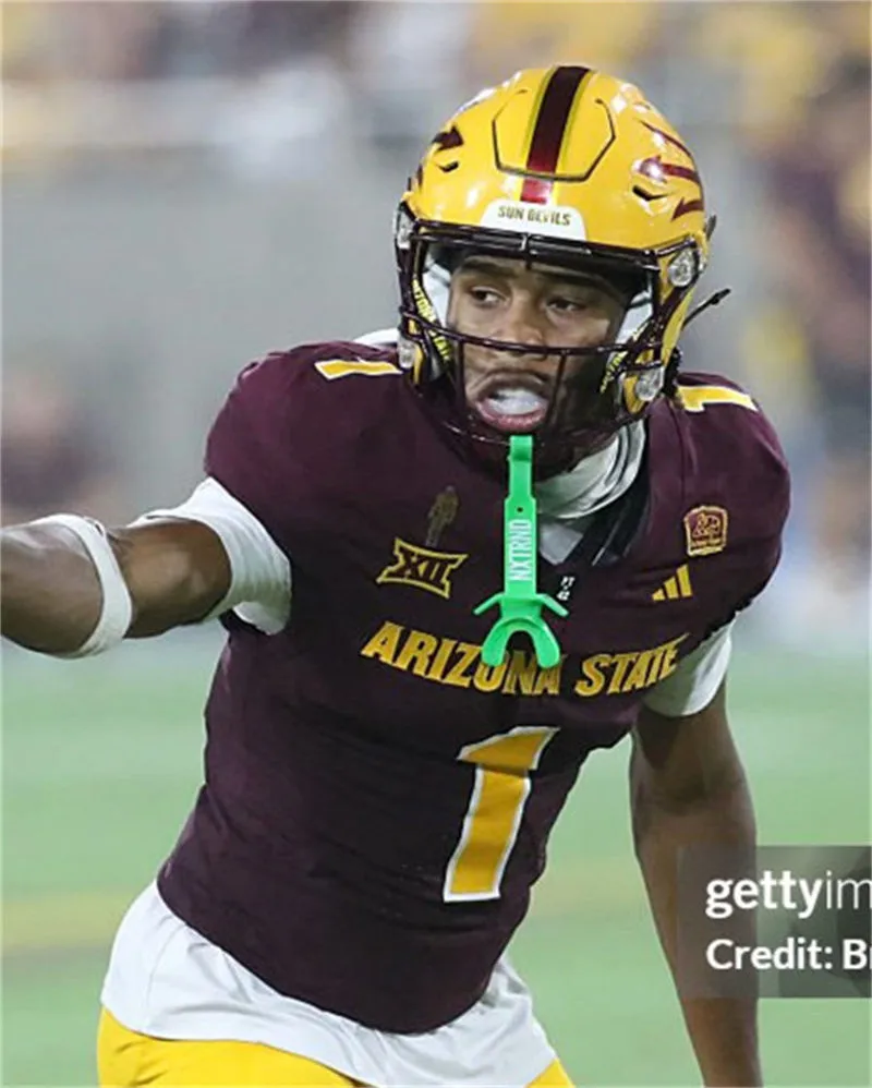 Arizona State Sun Devils #1 Keith Abney II 2025 XII Maroon Football Game Jersey