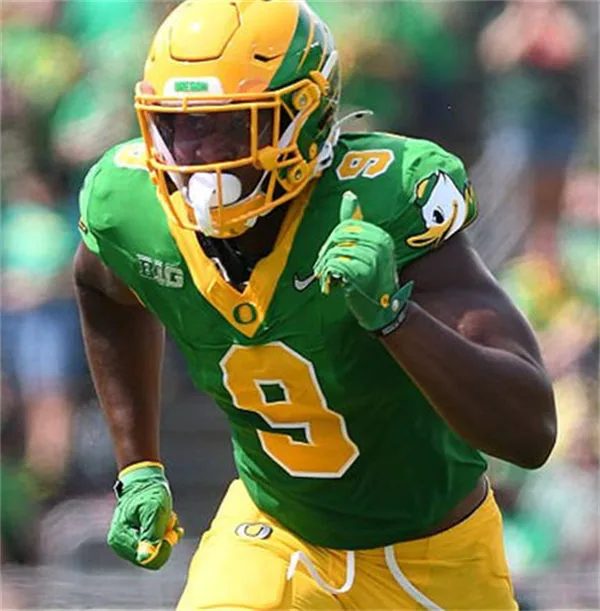 Oregon Ducks #9 BLAKE PURCHASE GANG GREEN Retro Football F.U.S.E.Limmited Jersey