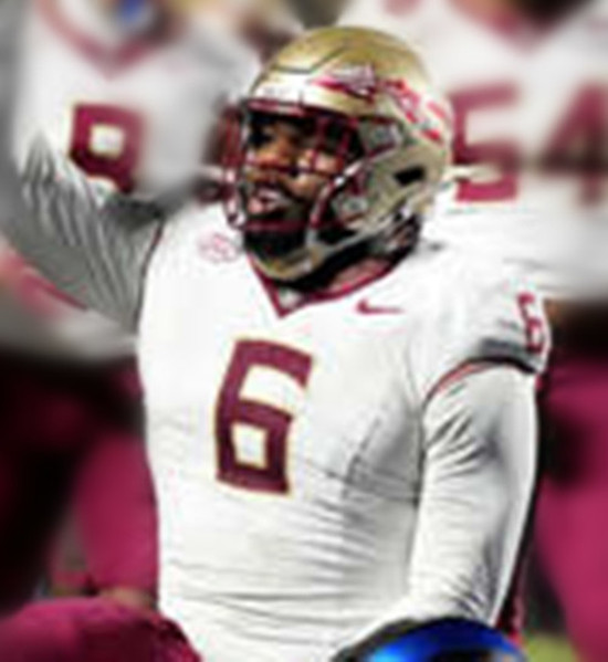 Florida State Seminoles #6 Darrell Jackson Jr. Nike 2025 White Football Game Jersey