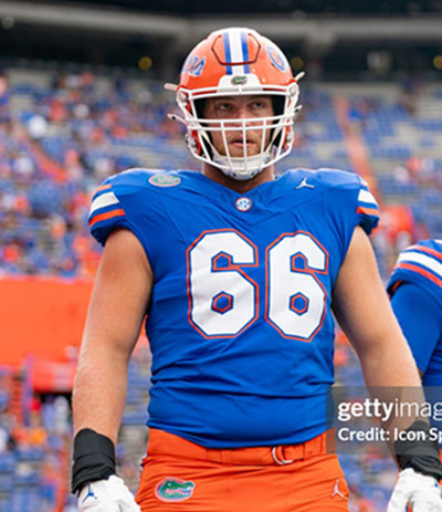 Florida Gators #66 Jake Slaughter Royal 2025 Football Game Jersey