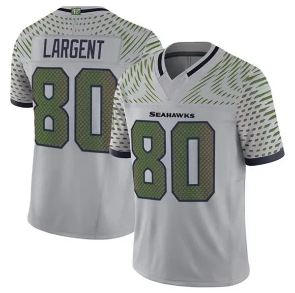 Men's Seattle Seahawks #80 Steve Largent Nike Vapor F.U.S.E. Limited Soundwaves Rivalry Series Jersey