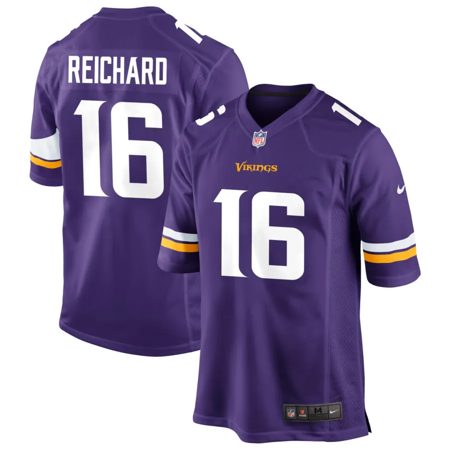 Men's Minnesota Vikings #16 Will Reichard Nike Purple F.U.S.E. Vapor Limited Jersey