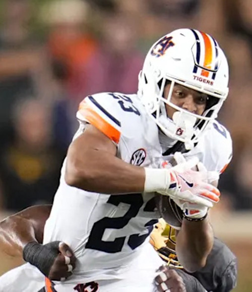 Auburn Tigers #23 Jeremiah Cobb 2025 Nike White Football Game Jersey