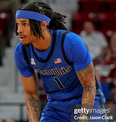 Memphis Tigers #1 Dug McDaniel 2025 Royal College Basketball Game Jersey