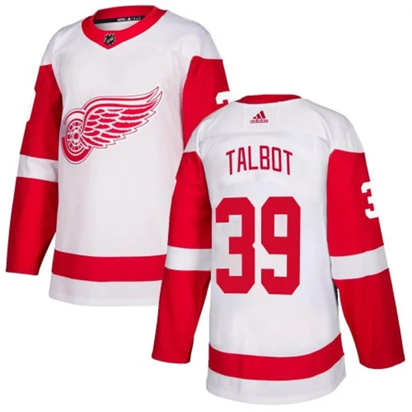 Men's Detroit Red Wings #39 Cam Talbot Fanatics White Away Jersey