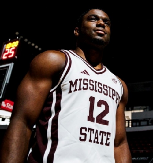 Mississippi State Bulldogs #12 Josh Hubbard 2026 White College Basketball Game Jersey