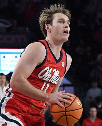 Ole Miss Rebels #11 Travis Perry 2025 Red College Basketball Game Jersey