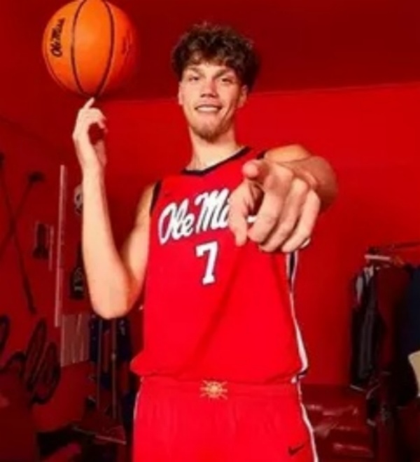 Ole Miss Rebels #7 Niko Bundalo 2025 Red College Basketball Game Jersey