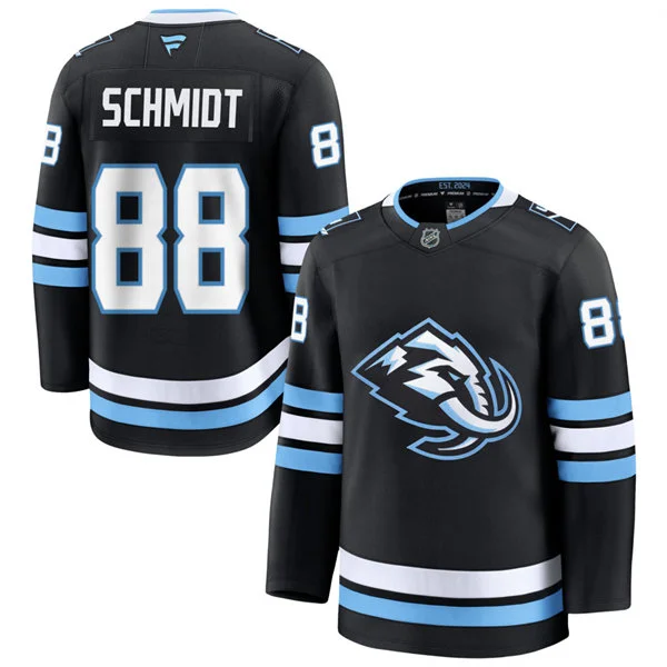 Mens Utah Mammoth #88 Nate Schmidt Fanatics Home Black Premium Jersey