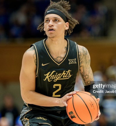 UCF Knights #2 Riley Kugel  Nike Black 2026 College Basketball Game Jersey