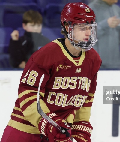 Boston College Eagles #26 Luka Radivojevic Maroon  College Hockey Game Jersey