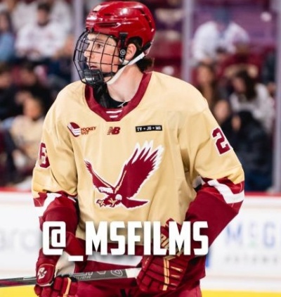 Boston College Eagles #29 Dean Letourneau 2025 Cream College Hockey Game Jersey