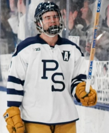 Penn State Nittany Lions #7 Jackson Smith 2025 Throwback Hockey Game Jersey